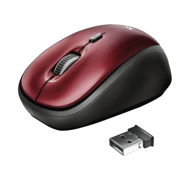 Trust YVI DRAADLOZE MUIS RED (19522) Trust YVI DRAADLOZE MUIS RED (19522)