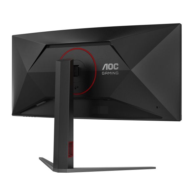 AOC G4 CU34G4Z computer monitor 86,4 cm (34") 3440 x 1440 Pixels Wide Quad HD LED Zwart, Rood (CU34G4Z)