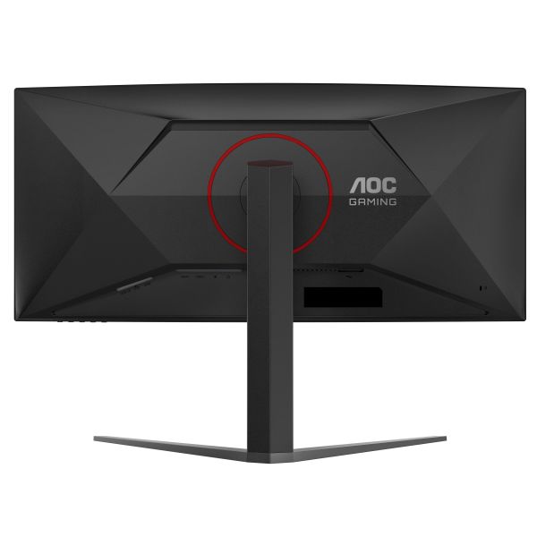AOC G4 CU34G4Z computer monitor 86,4 cm (34") 3440 x 1440 Pixels Wide Quad HD LED Zwart, Rood (CU34G4Z)