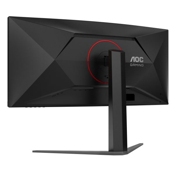AOC G4 CU34G4Z computer monitor 86,4 cm (34") 3440 x 1440 Pixels Wide Quad HD LED Zwart, Rood (CU34G4Z)