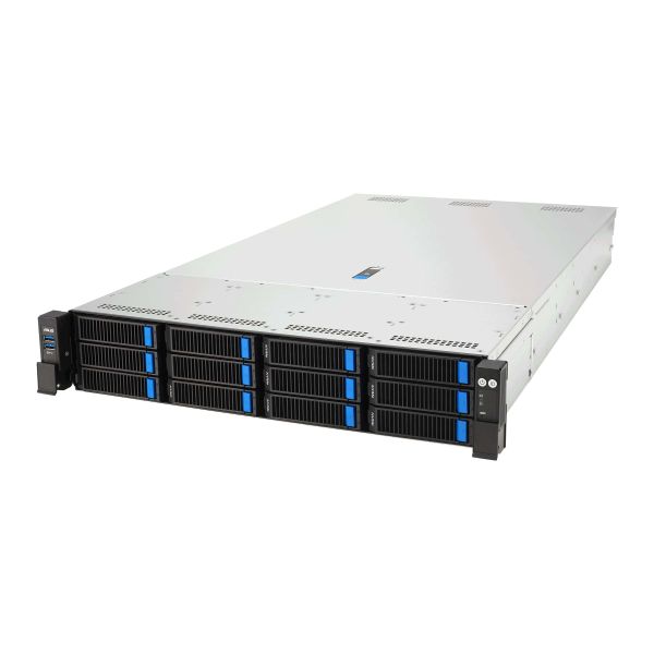 ASUS RS720A-E13-RS12U Socket SP5 Rack (2U) Zwart, Zilver (90SF0441-M000J0)