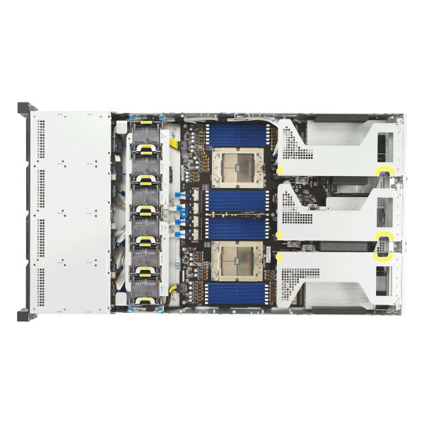 ASUS RS720A-E13-RS12U Socket SP5 Rack (2U) Zwart, Zilver (90SF0441-M000J0)