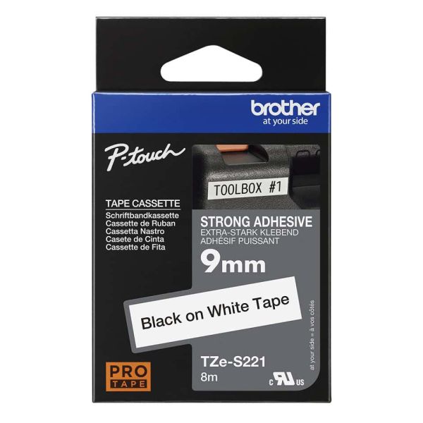 Brother TZE-S221 labelprinter-tape TZ (TZE-S221)