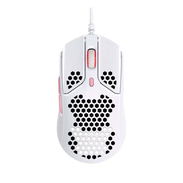 HyperX Pulsefire Haste Gaming muis (wit-roze) (4P5E4AA)
