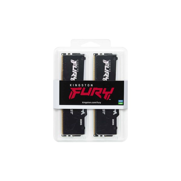 Kingston Technology FURY Beast 64GB 5200MT/s DDR5 CL40 DIMM (set van 2) RGB (KF552C40BB2AK2-64)