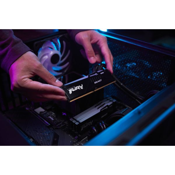 Kingston Technology FURY Beast 64GB 5600MT/s DDR5 CL36 DIMM (set van 2) RGB (KF556C36BBE2AK2-64)