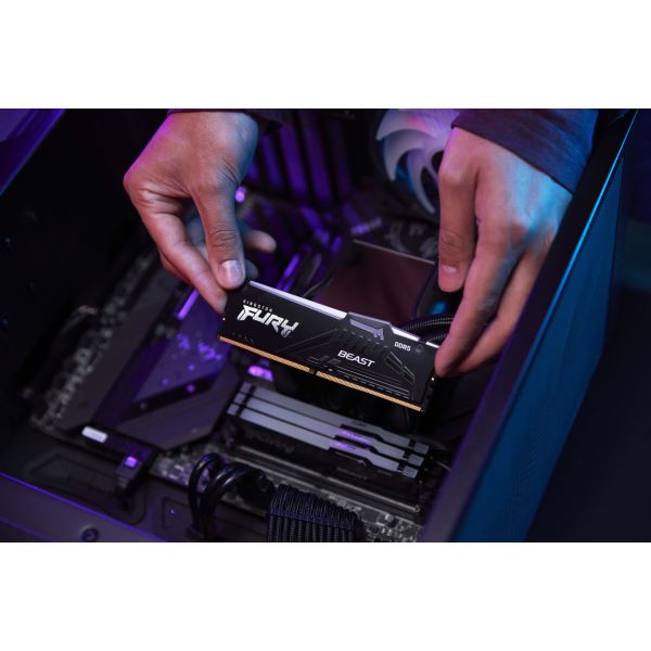 Kingston Technology FURY Beast 64GB 5600MT/s DDR5 CL36 DIMM RGB (KF556C36BBEA-64)