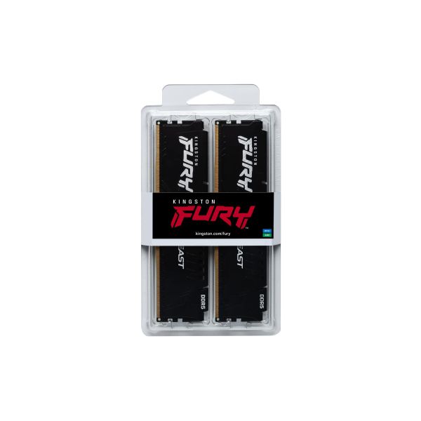 Kingston Technology FURY Beast 64GB 5600MT/s DDR5 CL40 DIMM (set van 2) Black (KF556C40BB2K2-64)