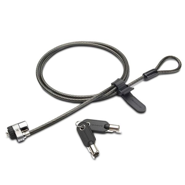Lenovo Kensington MicroSaver Security Cable Lock kabelslot Zwart 1,8 m (73P2582) Lenovo Kensington MicroSaver Security Cable Lock kabelslot Zwart 1,8 m (73P2582)