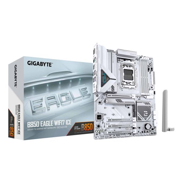 GIGABYTE B850 EAGLE WIFI7 ICE AMD B850 Socket AM5 ATX (B850 EAGLE WF7 ICE)