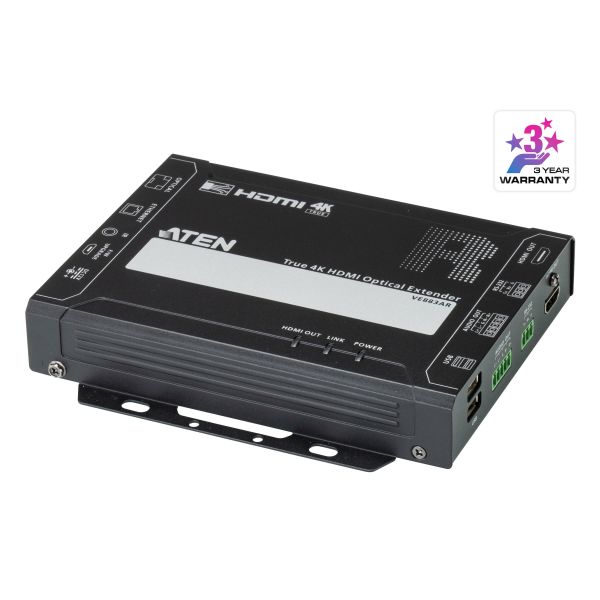 ATEN True 4K HDMI optische verlenger (4K@300m (K1, MM) / 10km (K2, SM)) (VE883AK2)