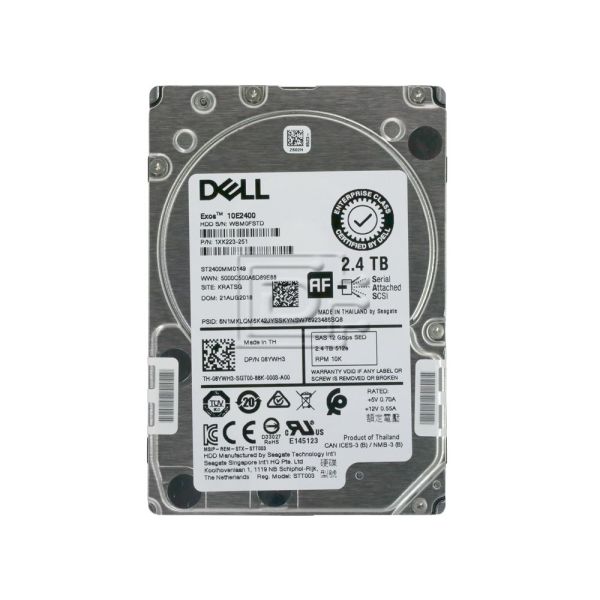 Dell 2.4TB 10K 12G SED 2.5INCH SAS (8YWH3-RFB)