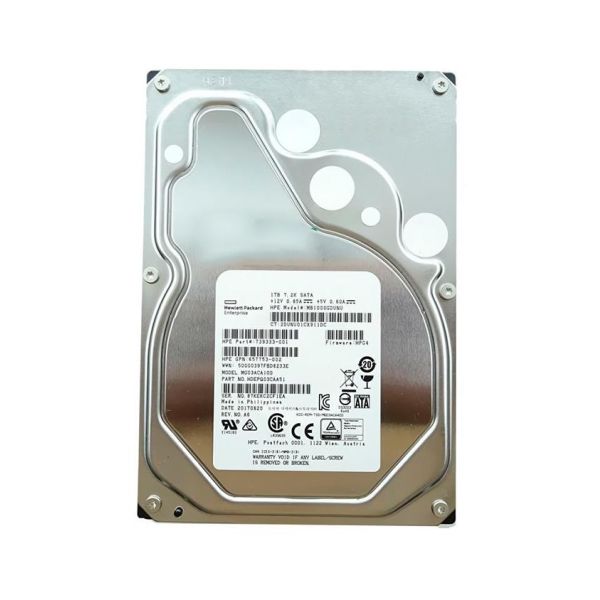 HPE HDD 1TB 6G 7.2K LFF SATA (MB1000GDUNU-RFB)