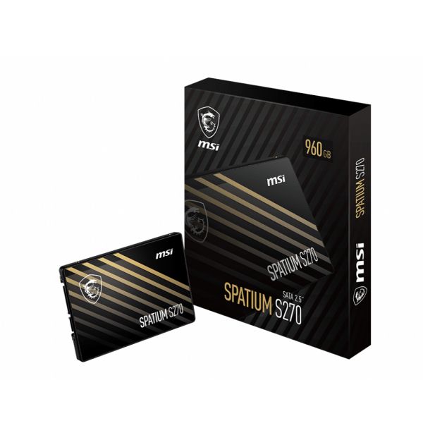 MSI Spatium S270 SATA 2.5 240GB 2.5" SATA III 3D NAND (SPATIUM S270 240GB) MSI Spatium S270 SATA 2.5 240GB 2.5" SATA III 3D NAND (SPATIUM S270 240GB)