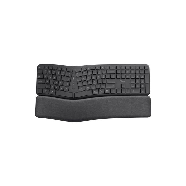 Trust Keyra Draadloos ergonomisch toetsenbord voor meerdere apparaten (25459)