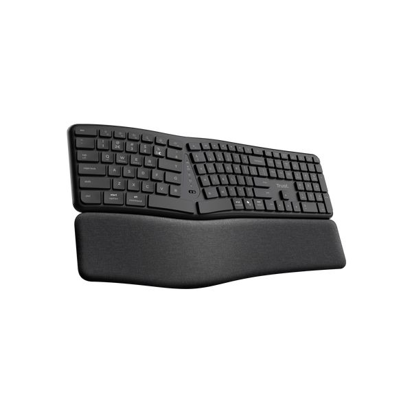 Trust Keyra Draadloos ergonomisch toetsenbord voor meerdere apparaten (25459)