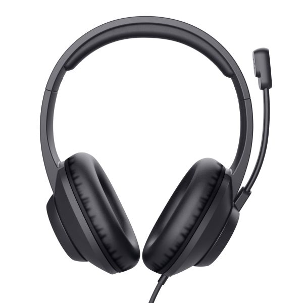 Trust Ayda Max Headset - Over-ear headset – Opklapbare microfoon – 3,5 mm aansluiting – Zwart (25460) Trust Ayda Max Headset - Over-ear headset – Opklapbare microfoon – 3,5 mm aansluiting – Zwart (25460)