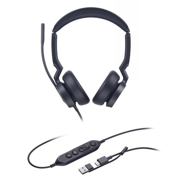 Yealink UH46 Dual Teams USB-C/A Headset (1308182) Yealink UH46 Dual Teams USB-C/A Headset (1308182)