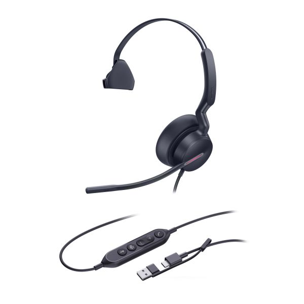 Yealink UH46 Mono Teams USB-C/A Headset (1308184)
