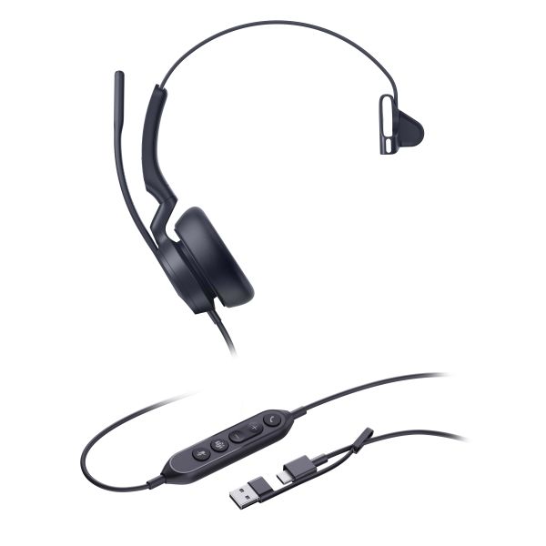 Yealink UH46 Mono Teams USB-C/A Headset (1308184) Yealink UH46 Mono Teams USB-C/A Headset (1308184)