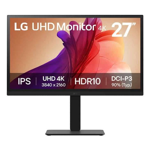 LG 27BA45U-B computer monitor 68,6 cm (27") 3840 x 2160 Pixels 4K Ultra HD Zwart (27BA45U-B.AEU)