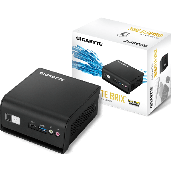 Gigabyte BRIX GB-BLPD-5005R Barebone met Intel Pentium J5005 (GB-BLPD-5005R)