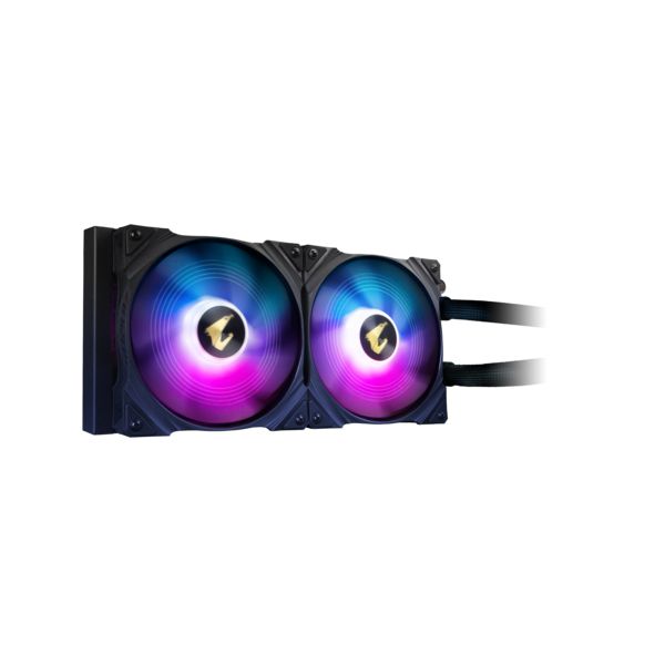 GIGABYTE AORUS WATERFORCE X 280 Processor Alles-in-één vloeistofkoeler Zwart 1 stuk(s) (GP-AWATERFORCEX280) GIGABYTE AORUS WATERFORCE X 280 Processor Alles-in-één vloeistofkoeler Zwart 1 stuk(s) (GP-AWATERFORCEX280)