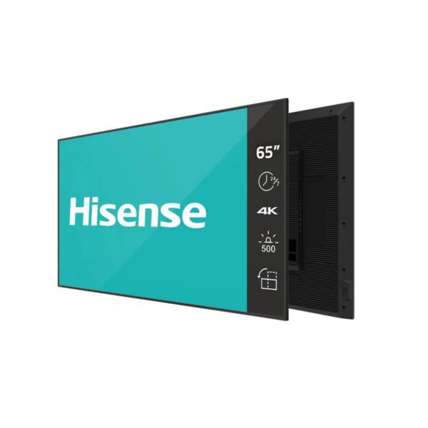 Hisense 65DM66D beeldkrant 165,1 cm (65") LED Wifi 500 cd/m² 4K Ultra HD Zwart Type processor Android 11 24/7 (65DM66D)