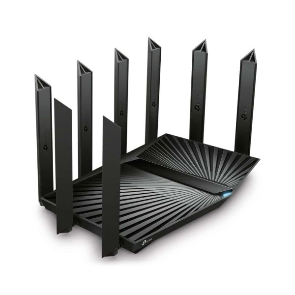 TP-Link Archer AX90 draadloze router Multi-Gigabit Ethernet Tri-band (2.4 GHz / 5 GHz / 5 GHz) Zwart (ARCHER AX90)