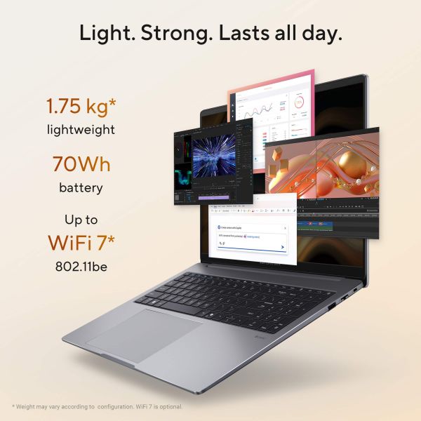 ASUS ExpertBook P3 PM3606CKA-MB0134X AMD Ryzen AI 7 350 Laptop 40,6 cm (16") WUXGA 32 GB DDR5-SDRAM 1 TB SSD Wi-Fi 7 (802.11be) Windows 11 Pro US International Grijs (90NX0981-M004P0)
