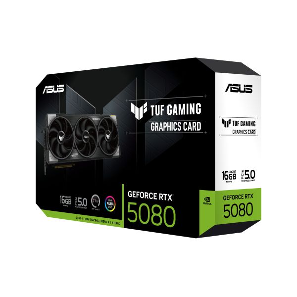 ASUS TUF Gaming TUF-RTX5080-16G-GAMING NVIDIA GeForce RTX 5080 16 GB GDDR7 (90YV0M31-M0NA00)