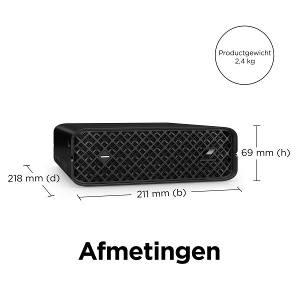 HP Z2 Mini G9 Intel® Core™ i7 i7-14700K 32 GB DDR5-SDRAM 1 TB SSD NVIDIA RTX A2000 Windows 11 Pro Mini PC Workstation Zwart (996P0ET#ABB)