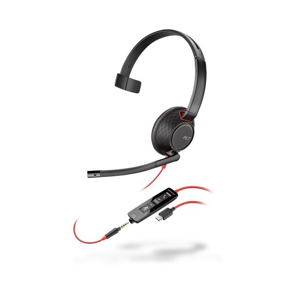 POLY Blackwire 5210 Headset Bedraad Hoofdband Oproepen/muziek USB Type-C Zwart, Rood (207587-03) POLY Blackwire 5210 Headset Bedraad Hoofdband Oproepen/muziek USB Type-C Zwart, Rood (207587-03)