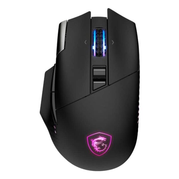 MSI S12-4301370-CLA muis Gamen Rechtshandig RF Wireless + Bluetooth + USB Type-A Optisch 26000 DPI (VERSAPROW+MOUDOCK)