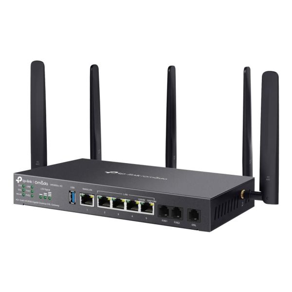 TP-Link Omada DR3650V-4G draadloze router Gigabit Ethernet Dual-band (2.4 GHz / 5 GHz) Zwart (DR3650V-4G(EU))