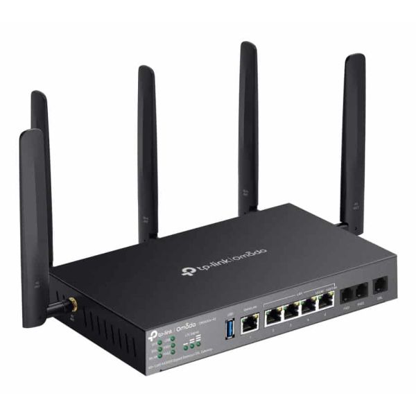 TP-Link Omada DR3650V-4G draadloze router Gigabit Ethernet Dual-band (2.4 GHz / 5 GHz) Zwart (DR3650V-4G(EU)) TP-Link Omada DR3650V-4G draadloze router Gigabit Ethernet Dual-band (2.4 GHz / 5 GHz) Zwart (DR3650V-4G(EU))
