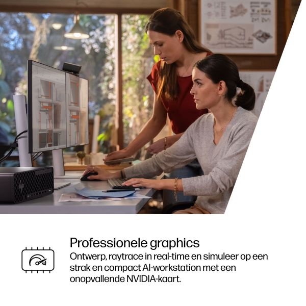 HP Z2 SFF G1i Wolf Pro Security Edition Intel Core Ultra 7 265 32 GB DDR5-SDRAM 1 TB SSD Windows 11 Pro Workstation AI Workstation, AI PC Zwart