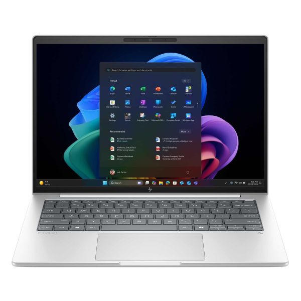 HP EliteBook 8 G1i 16 Next Gen AI Intel Core Ultra 7 258V Laptop 40,6 cm (16") WUXGA 32 GB LPDDR5x-SDRAM 1 TB SSD Wi-Fi 7 (802.11be) Windows 11 Pro Zilver (AD3T6ET#ABH)