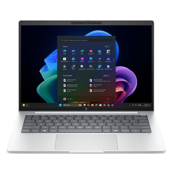 HP EliteBook 8 G1i Next Gen AI Wolf Pro Security Edition Copilot+ PC Intel Core Ultra 7 258V Laptop 40,6 cm (16") WUXGA 32 GB LPDDR5x-SDRAM 1 TB SSD Wi-Fi 7 (802.11be) Windows 11 Pro AI PC Zilver (AD3T6ET#ABH)