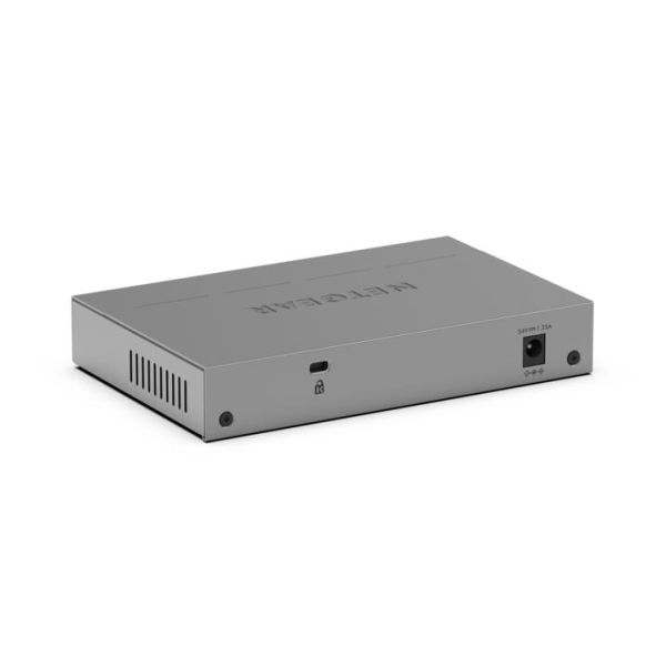 NETGEAR GS105P Unmanaged Gigabit Ethernet (10/100/1000) Power over Ethernet (PoE) Bureaublad-/wandmontage Grijs (GS105P-300EUS)