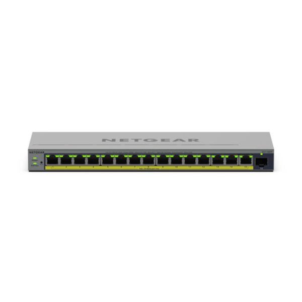 NETGEAR GS116EPP Managed L2/L3 Gigabit Ethernet (10/100/1000) Power over Ethernet (PoE) Grijs (GS116EPP-100EUS)