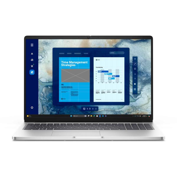 DELL Pro PC16250 Intel Core Ultra 5 235U Laptop 40,6 cm (16") Full HD+ 16 GB DDR5-SDRAM 512 GB SSD Wi-Fi 6E (802.11ax) Windows 11 Pro Belgisch Platina (CN2WX)