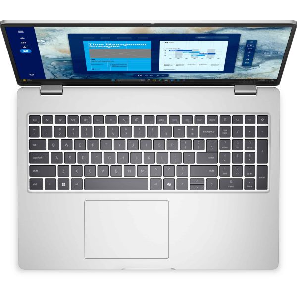 DELL Pro PC16250 Intel Core Ultra 5 235U Laptop 40,6 cm (16") Full HD+ 16 GB DDR5-SDRAM 512 GB SSD Wi-Fi 6E (802.11ax) Windows 11 Pro Belgisch Platina (CN2WX)