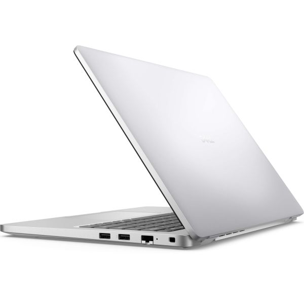 DELL Pro PC14250 Intel Core Ultra 7 255U Laptop 35,6 cm (14") Full HD+ 16 GB DDR5-SDRAM 512 GB SSD Wi-Fi 6E (802.11ax) Windows 11 Pro US International Platina (DGKXW)
