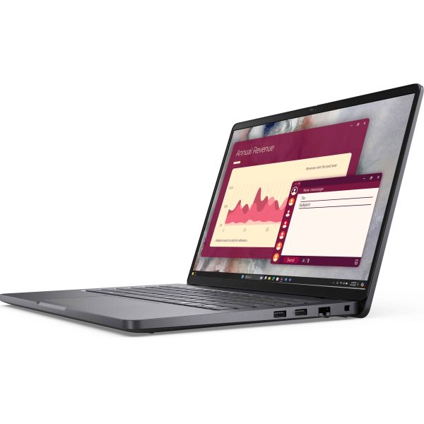 DELL Pro PC14250 Intel Core 5 120U Laptop 35,6 cm (14") Full HD+ 16 GB DDR5-SDRAM 512 GB SSD Wi-Fi 6E (802.11ax) Windows 11 Pro US International Zwart (MC5TN)