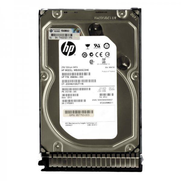 HP HDD 2TB 7.2K SATA 3.5 (702661-001)