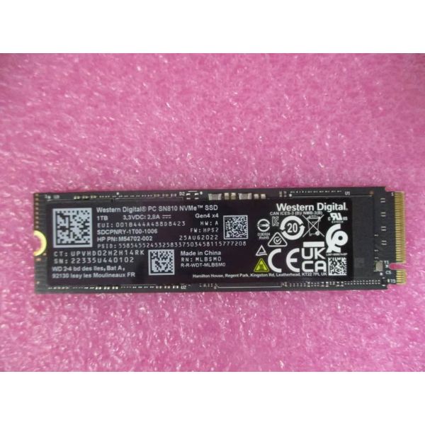 HP SSD 1TB M.2 2280 PCIe NVMe (P24383-001)