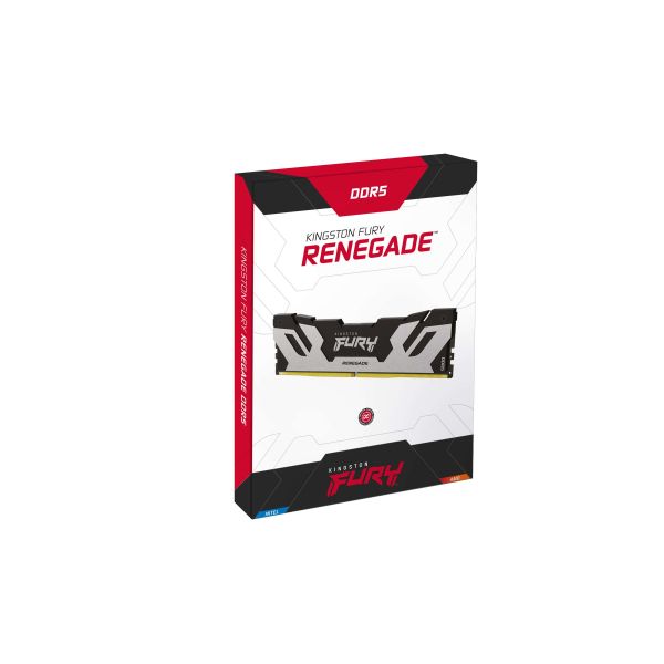 Kingston Technology FURY 24GB 8000MT/s DDR5 CL38 DIMM Renegade Silver (KF580C38RS-24) Kingston Technology FURY 24GB 8000MT/s DDR5 CL38 DIMM Renegade Silver (KF580C38RS-24)