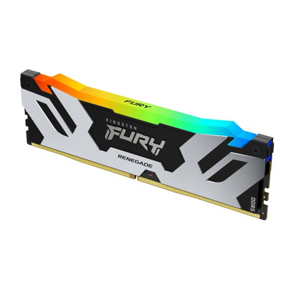 Kingston Technology FURY 24GB 8000MT/s DDR5 CL38 DIMM Renegade RGB Silver (KF580C38RSA-24) Kingston Technology FURY 24GB 8000MT/s DDR5 CL38 DIMM Renegade RGB Silver (KF580C38RSA-24)