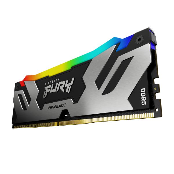 Kingston Technology FURY 48GB 8000MT/s DDR5 CL38 DIMM (set van 2) Renegade RGB Silver (KF580C38RSAK2-48)